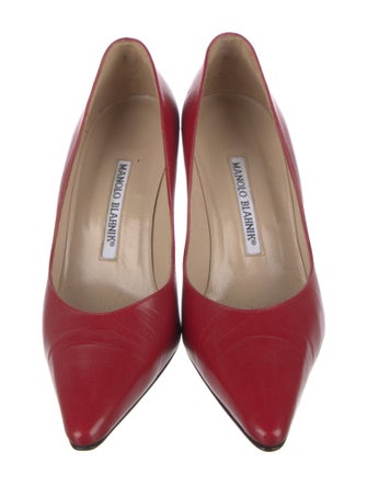 Manolo Blahnik Leather Pumps
