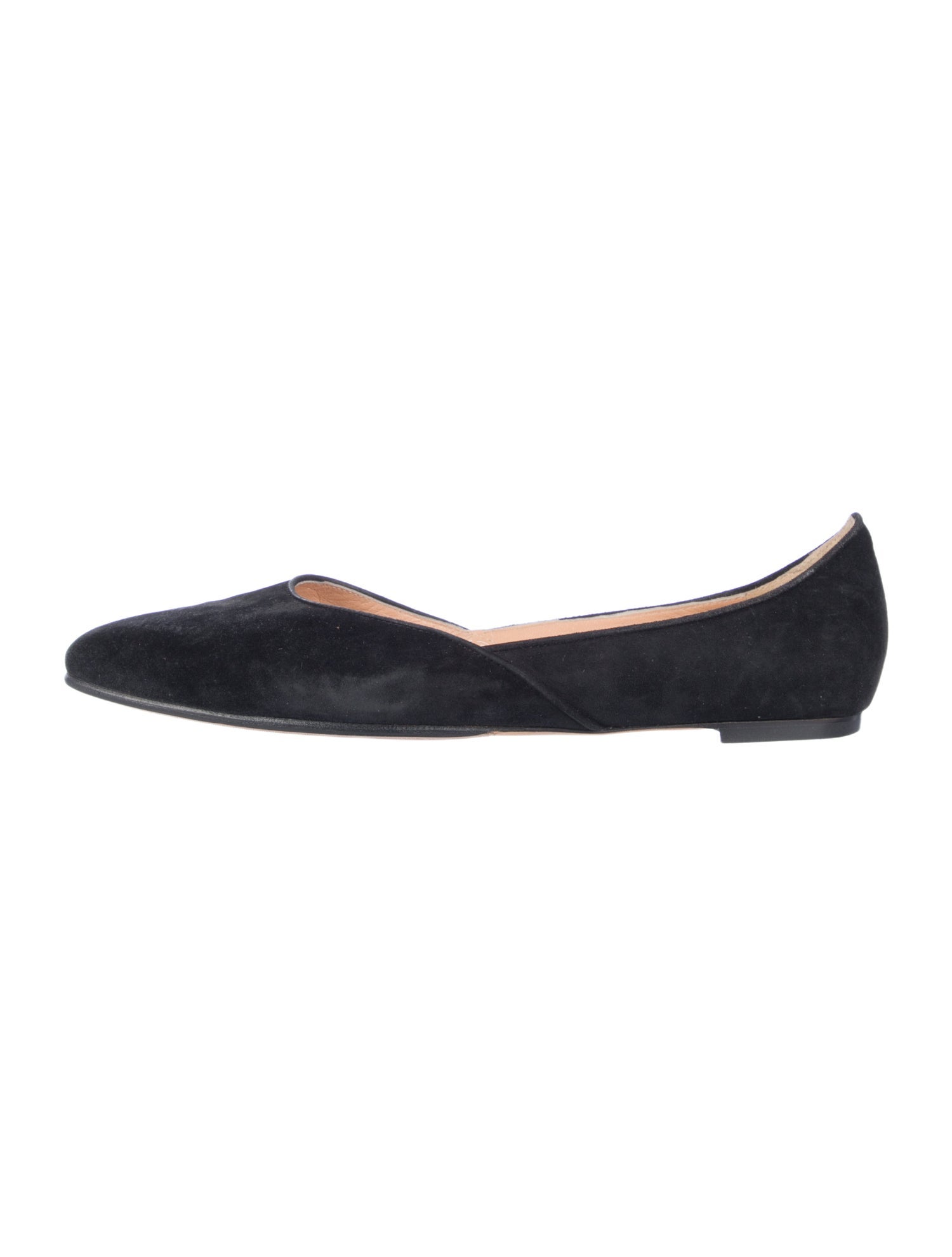 Manolo Blahnik Suede Ballet Flats