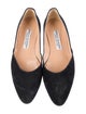 Manolo Blahnik Suede Ballet Flats