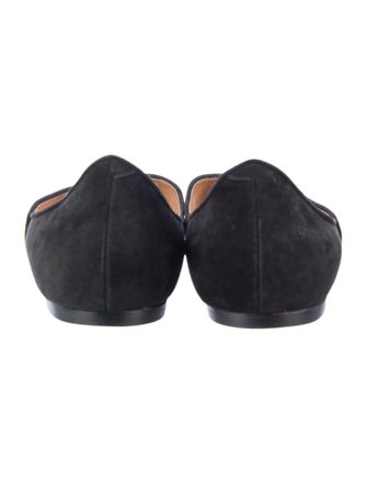 Manolo Blahnik Suede Ballet Flats