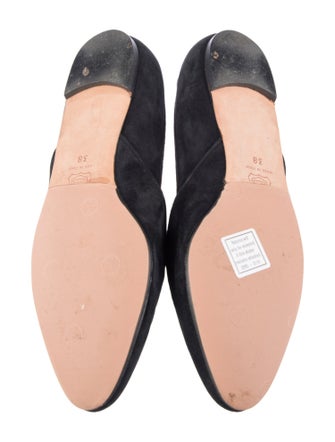 Manolo Blahnik Suede Ballet Flats