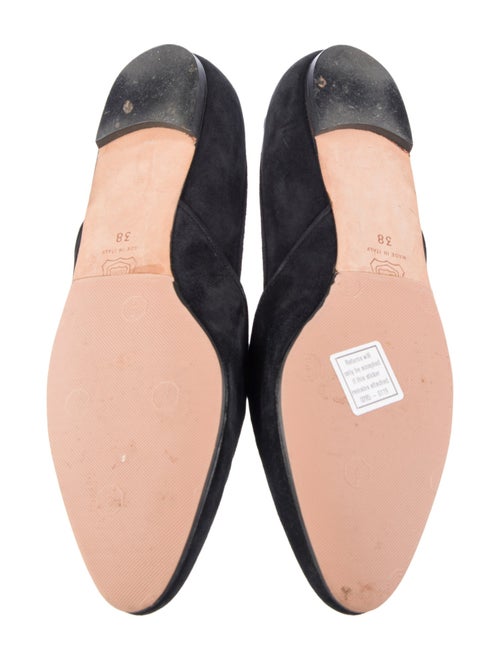 Manolo Blahnik Suede Ballet Flats