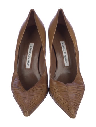 Manolo Blahnik Leather Pumps