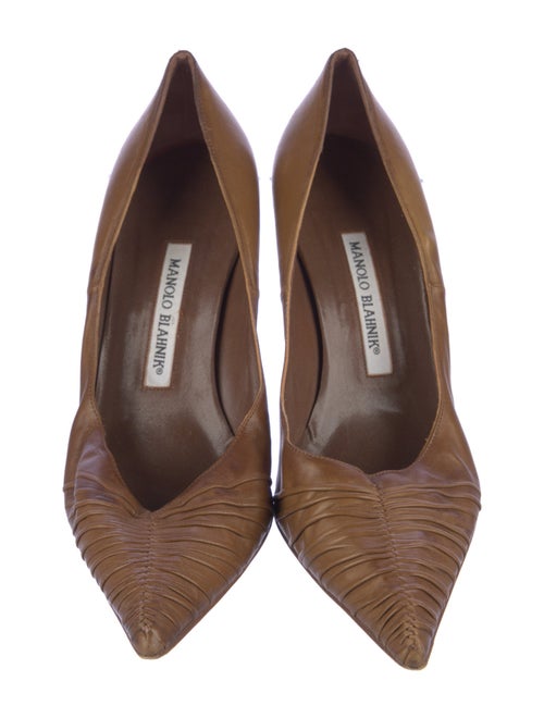 Manolo Blahnik Leather Pumps