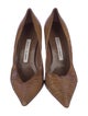 Manolo Blahnik Leather Pumps