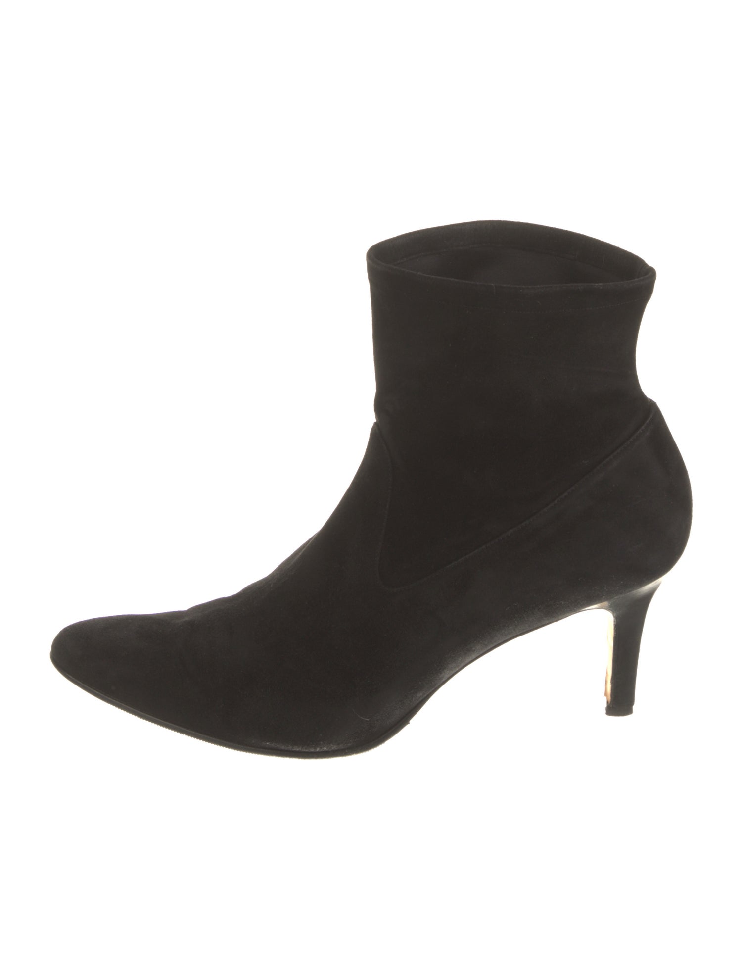 Manolo Blahnik Suede Sock Boots