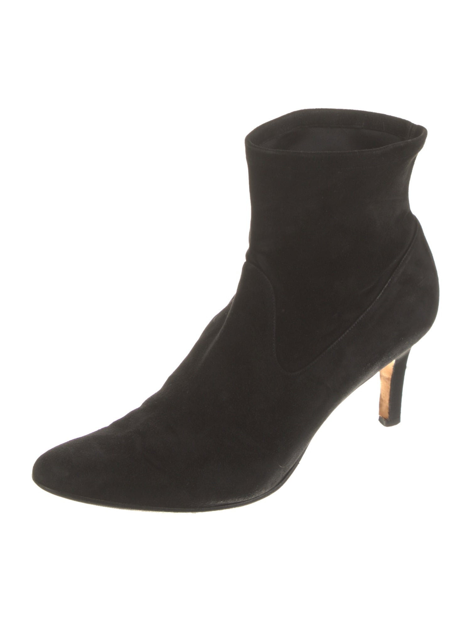 Manolo Blahnik Suede Sock Boots