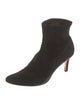 Manolo Blahnik Suede Sock Boots