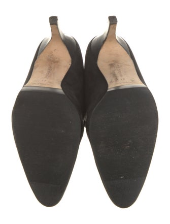 Manolo Blahnik Suede Sock Boots