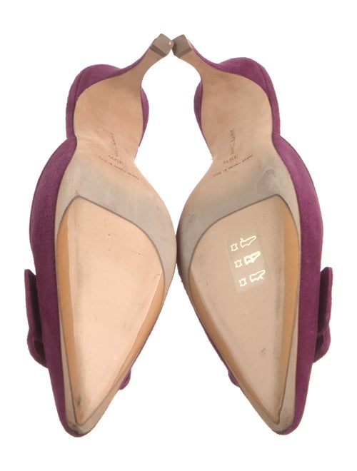 Manolo Blahnik Suede Mules