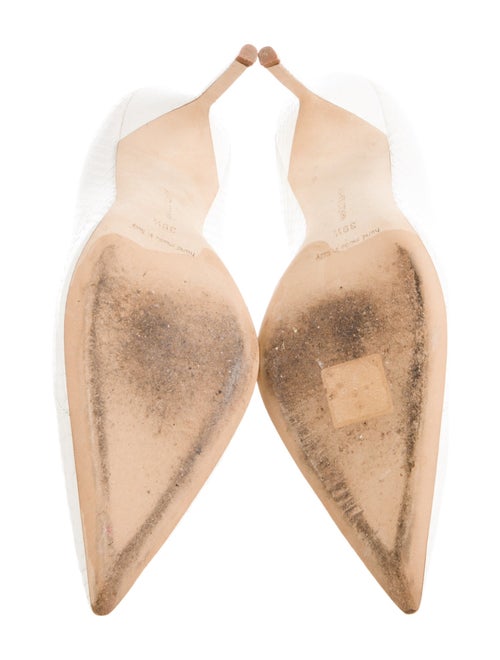 Manolo Blahnik Snakeskin Pumps