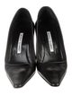 Manolo Blahnik Leather Pumps