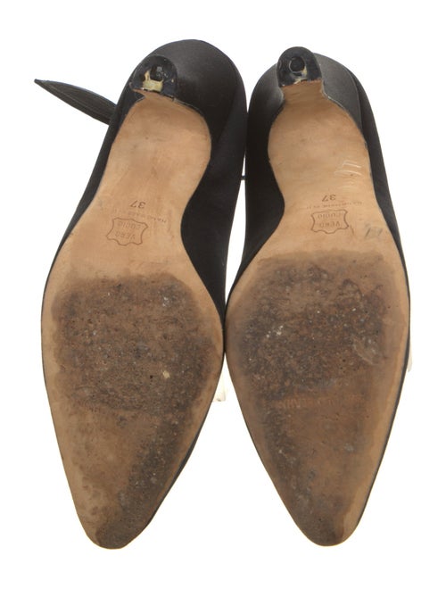 Manolo Blahnik Satin Pumps