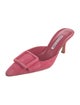 Manolo Blahnik Suede Mules