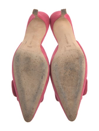 Manolo Blahnik Suede Mules