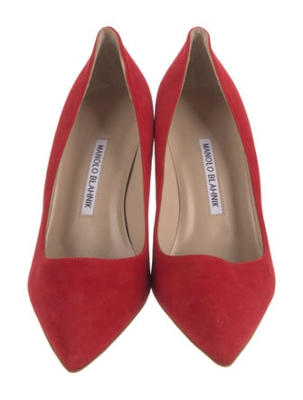Manolo Blahnik Suede Pumps