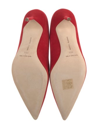 Manolo Blahnik Suede Pumps