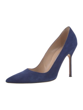 Manolo Blahnik Suede Pumps