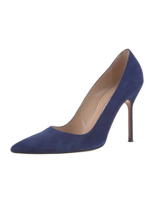 Manolo Blahnik Suede Pumps