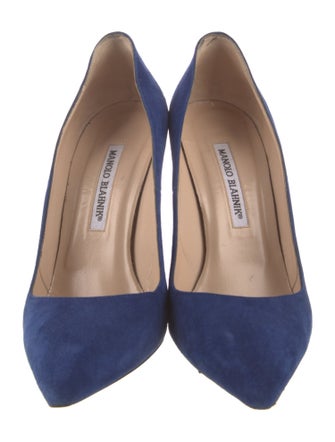Manolo Blahnik Suede Pumps