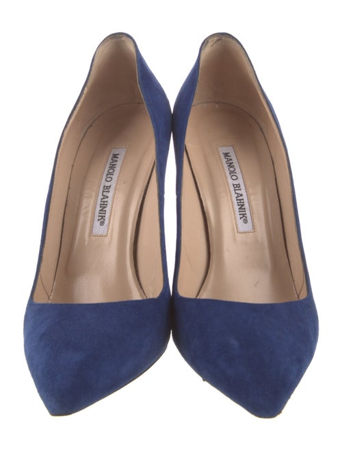 Manolo Blahnik Suede Pumps