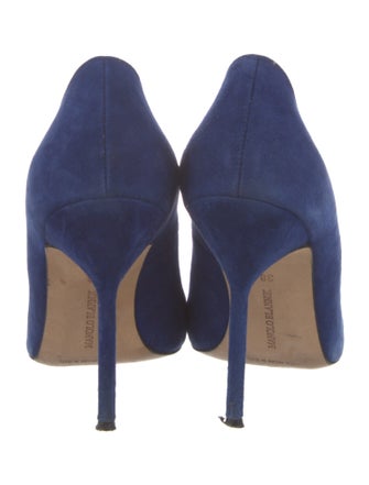 Manolo Blahnik Suede Pumps