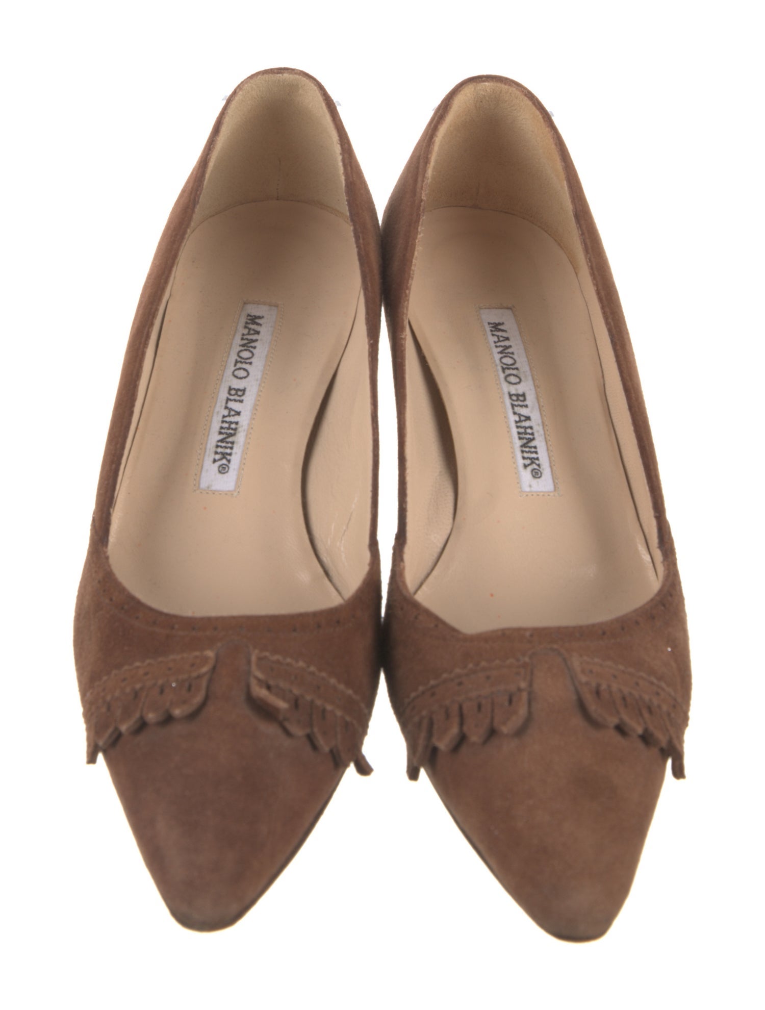 Manolo Blahnik Suede Pumps
