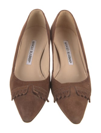 Manolo Blahnik Suede Pumps