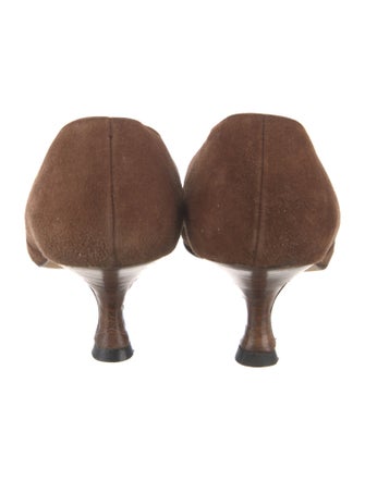 Manolo Blahnik Suede Pumps