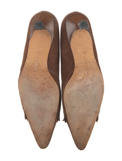 Manolo Blahnik Suede Pumps