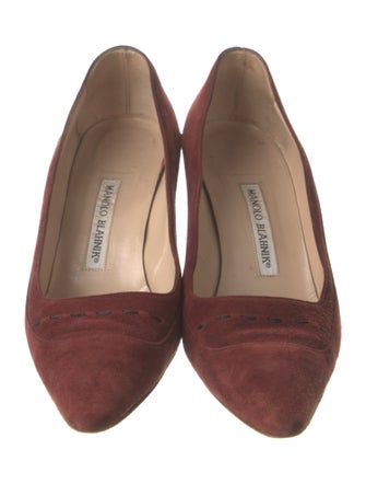 Manolo Blahnik Suede Pumps