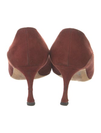 Manolo Blahnik Suede Pumps