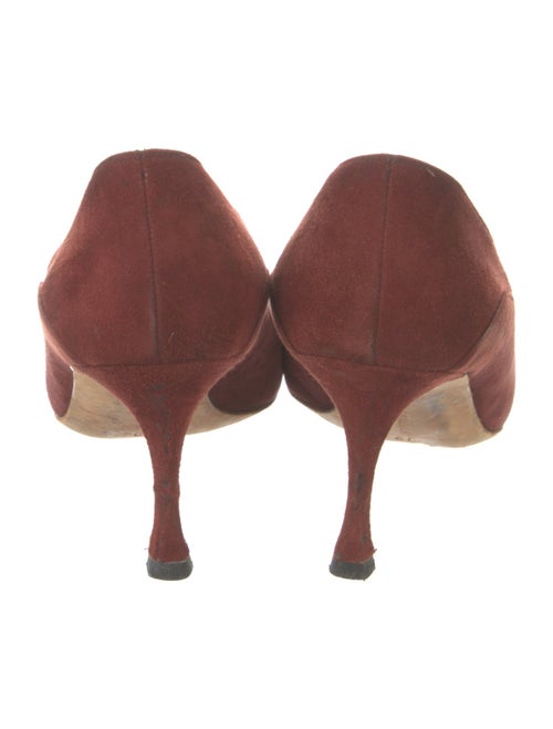 Manolo Blahnik Suede Pumps