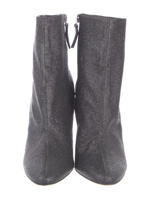 Manolo Blahnik Glitter Sock Boots