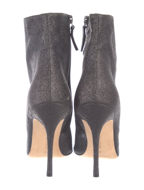Manolo Blahnik Glitter Sock Boots