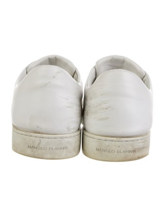 Manolo Blahnik Leather Sneakers