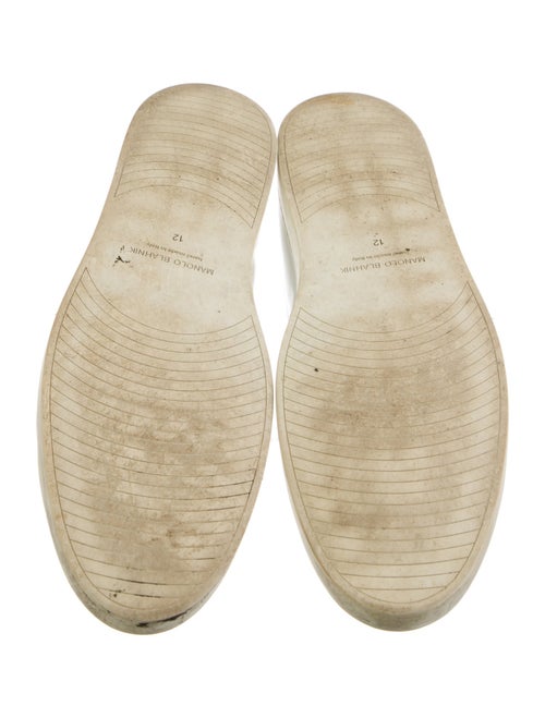 Manolo Blahnik Leather Sneakers