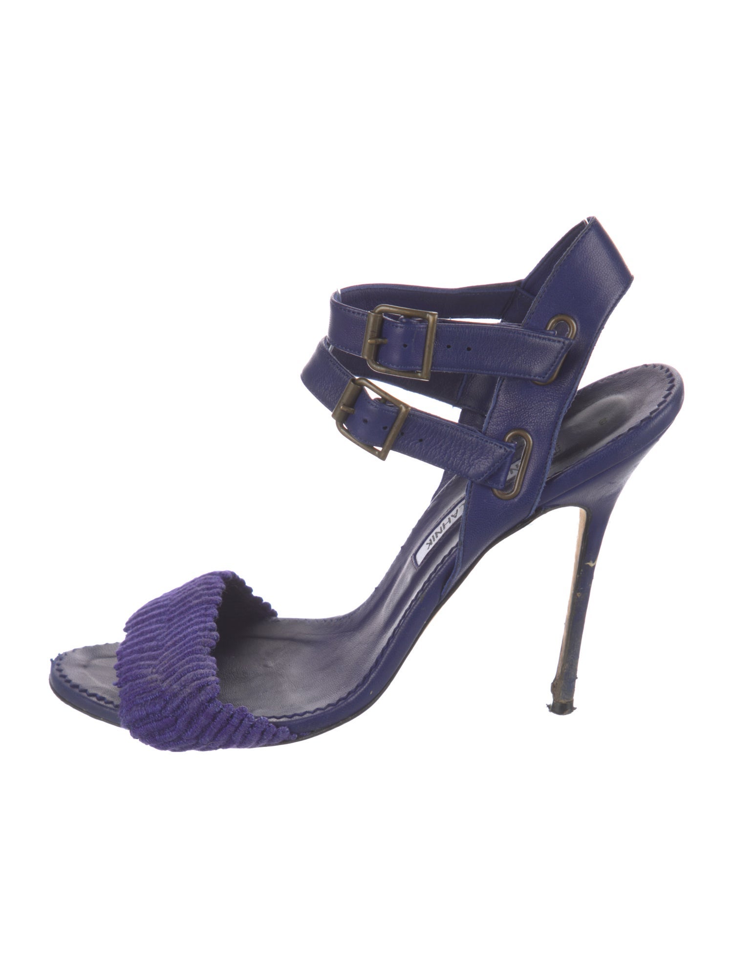 Manolo Blahnik Leather Sandals