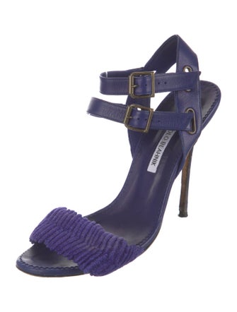 Manolo Blahnik Leather Sandals