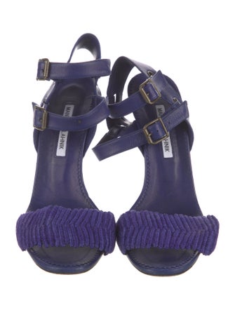 Manolo Blahnik Leather Sandals