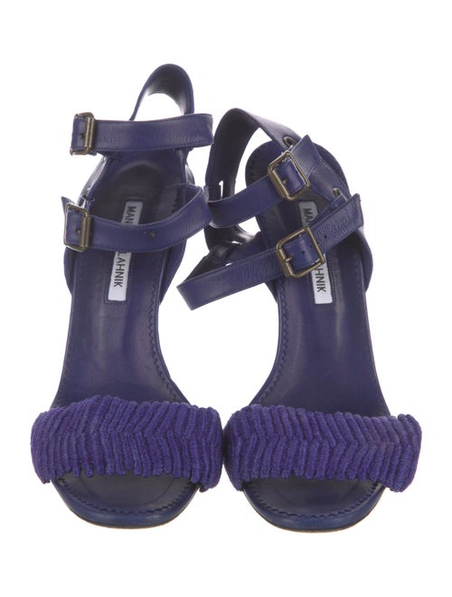 Manolo Blahnik Leather Sandals