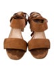 Manolo Blahnik Suede Sandals