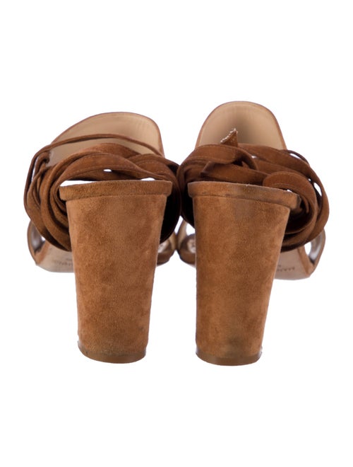 Manolo Blahnik Suede Sandals