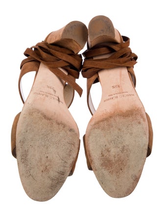 Manolo Blahnik Suede Sandals