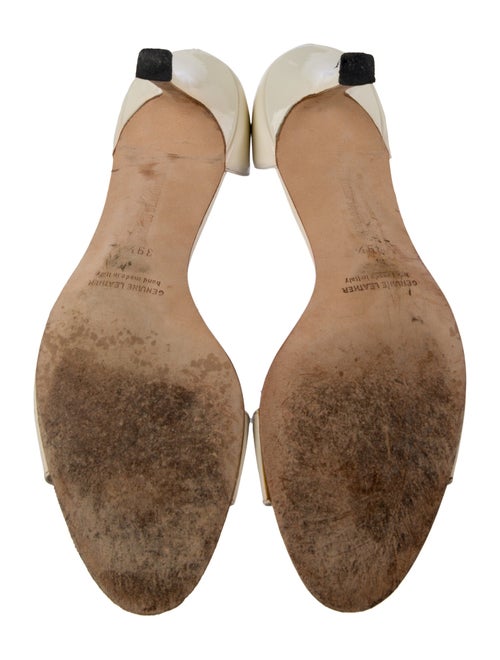 Manolo Blahnik Patent Leather Sandals