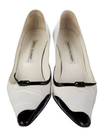 Manolo Blahnik Leather Pumps