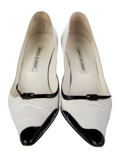 Manolo Blahnik Leather Pumps