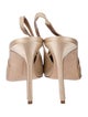 Manolo Blahnik Satin Slingback Pumps
