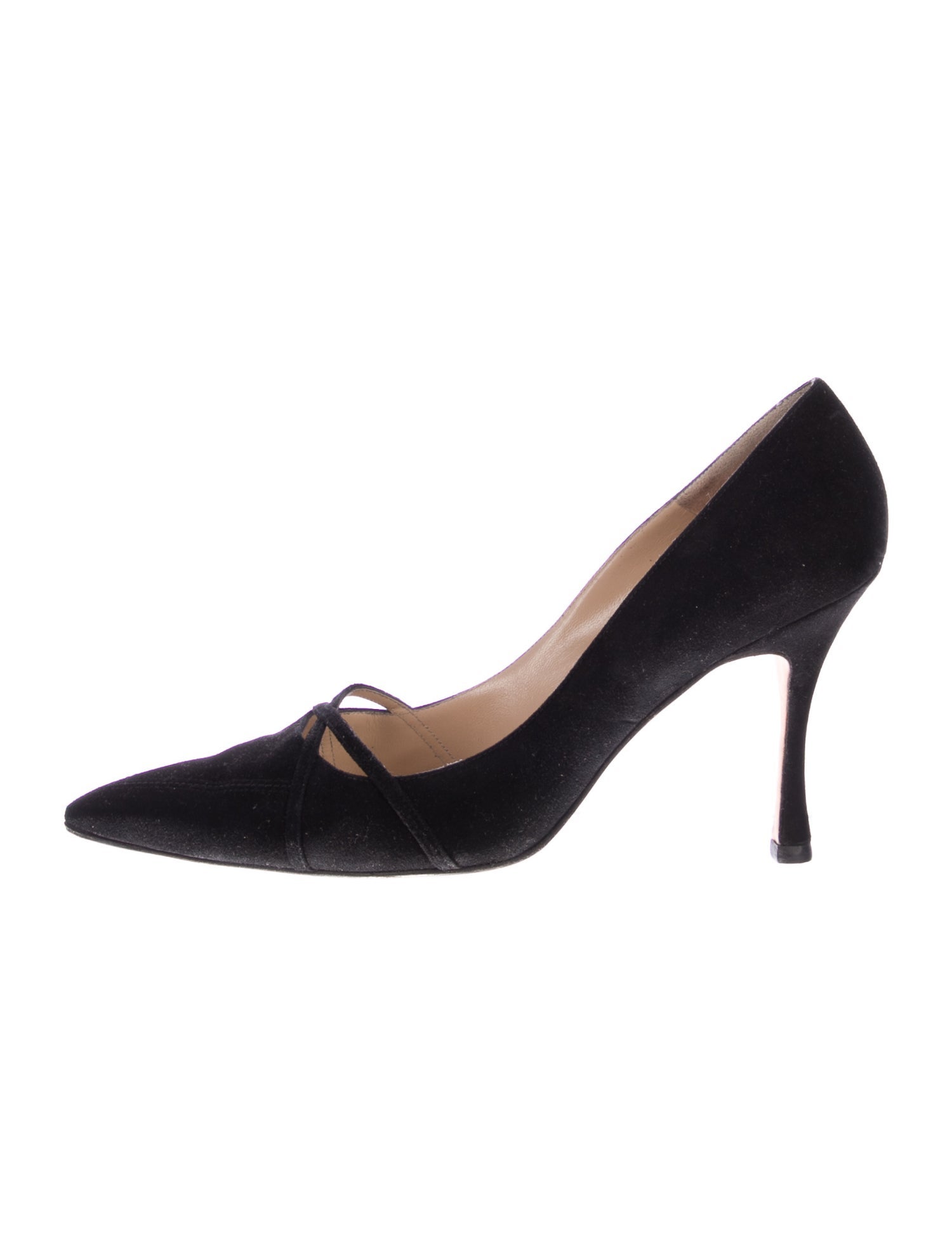 Manolo Blahnik Suede Pumps