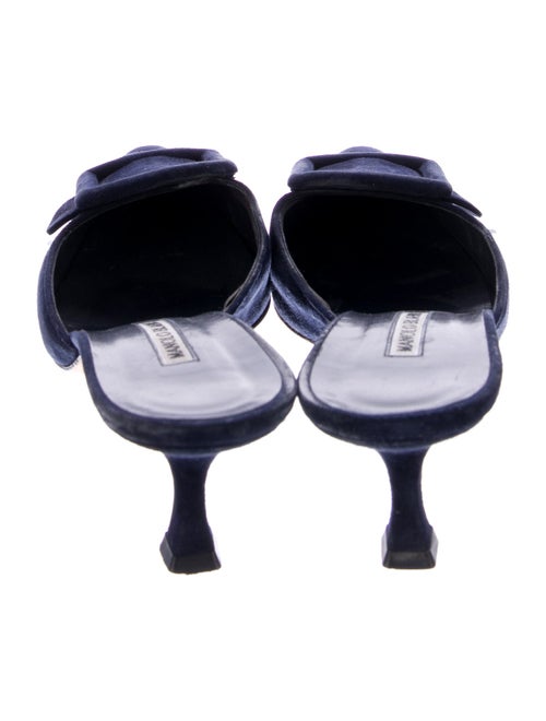Manolo Blahnik Suede Mules